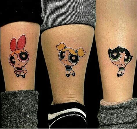 tatuajes de las chicas superpoderosas|Lindos Tatuajes de Chicas superpoderosas